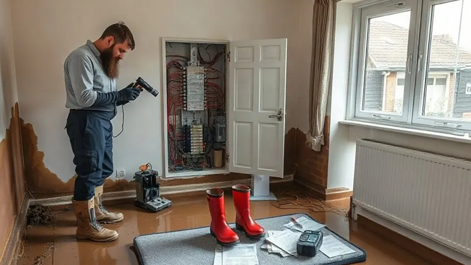 Flood-Damaged Electrics in Faversham